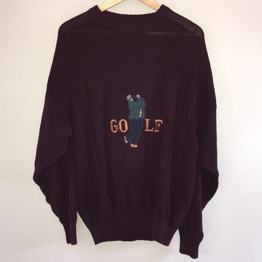 Vintage Golf Sweater